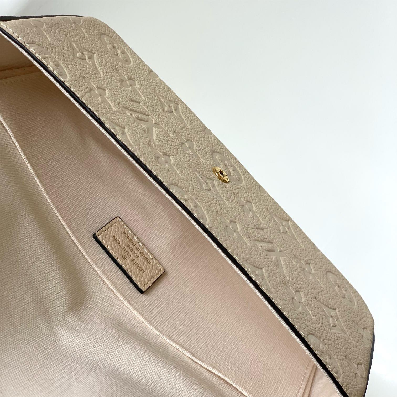 LV-Pochette félicie off white chain bag