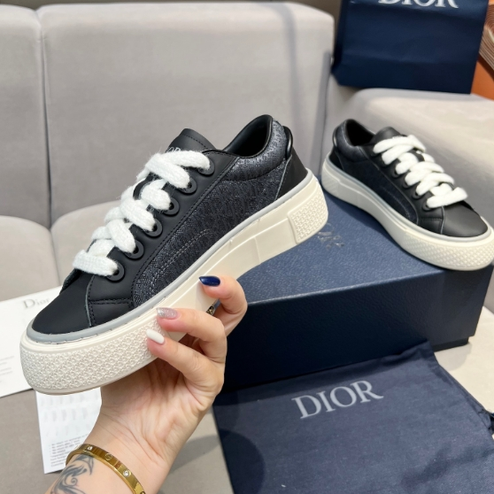 Dior x Denim Teas-Couple's Casual Flat Bottomed Shoes