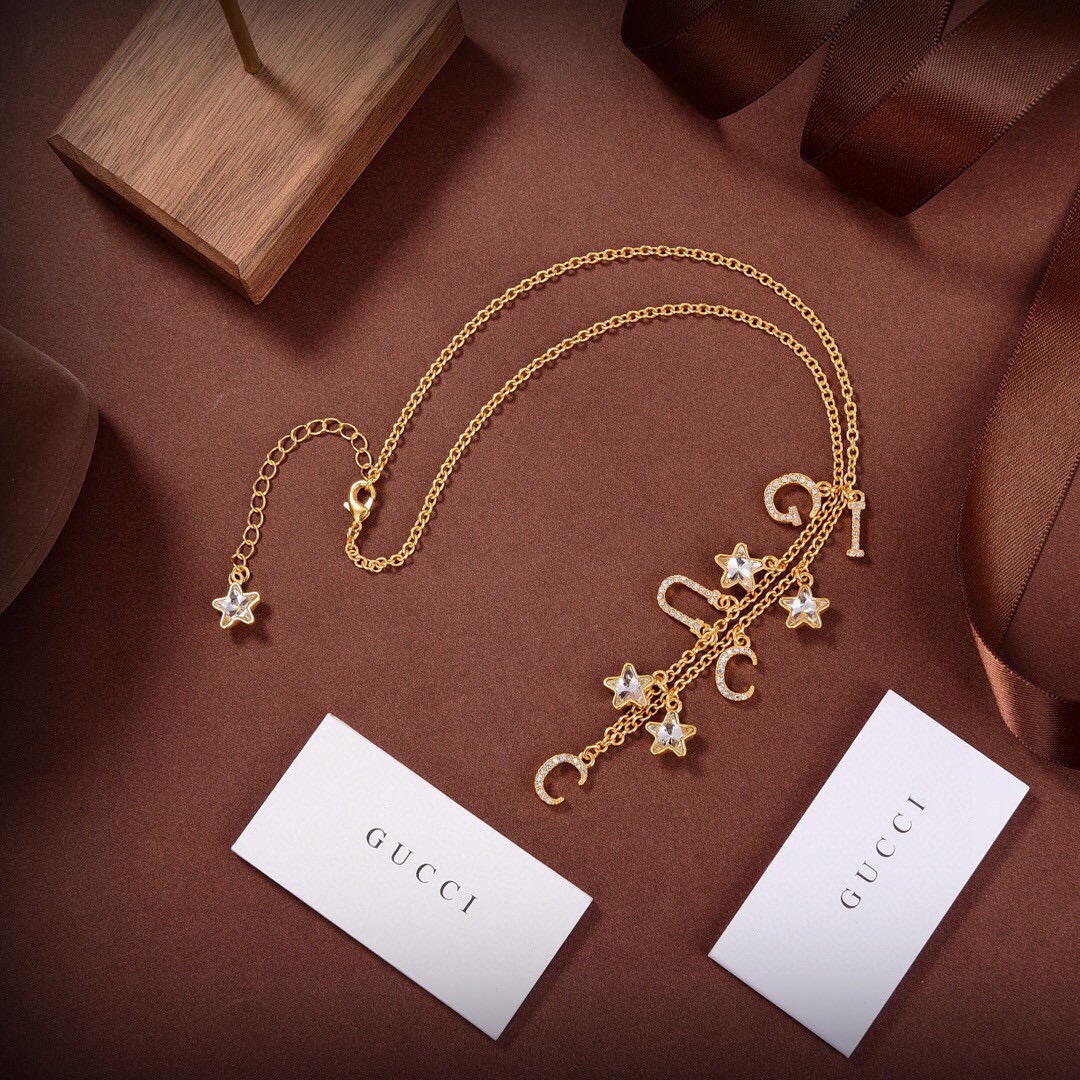 GUCCI-Star Moon Necklace