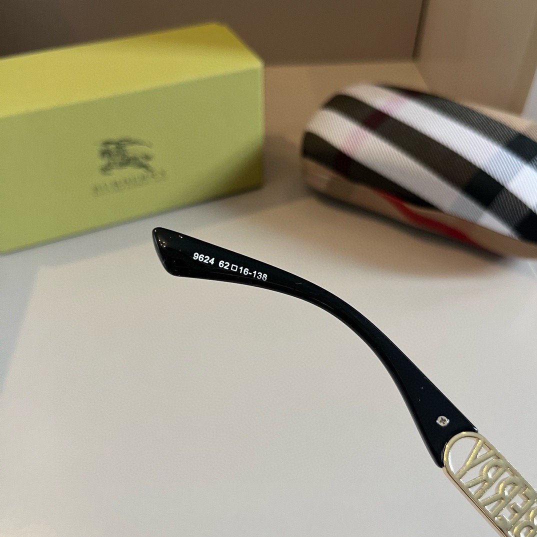 Burberry-2024 New Large Frame Sunglasses