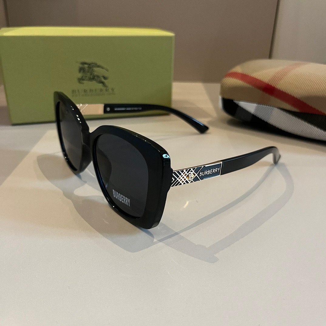 Burberry-2024 new round frame sunglasses