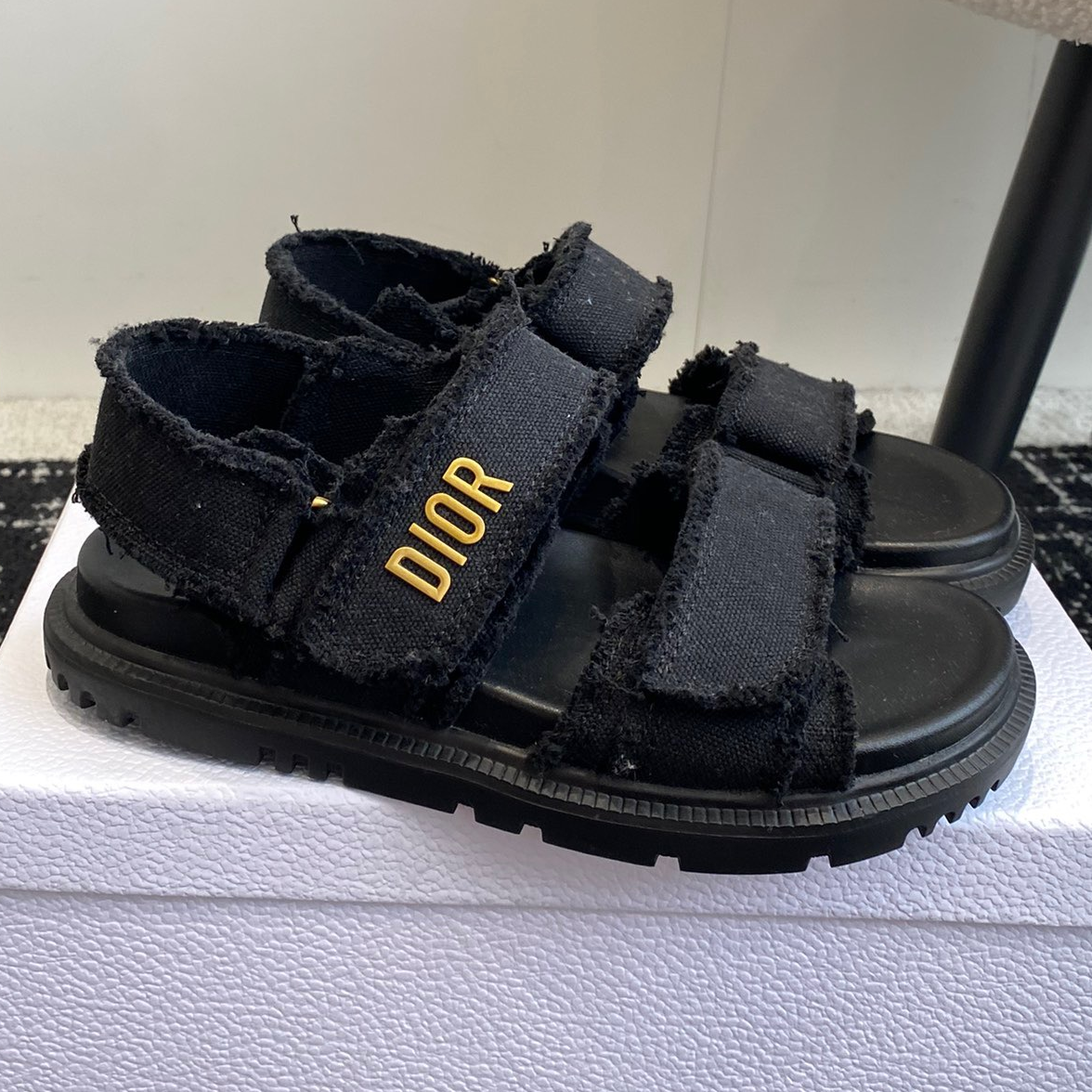 Dior-Black Sandals
