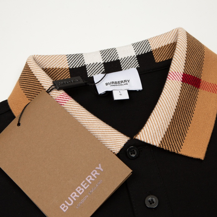 Burberry - SS23 Checked Casual Pullover Short Sleeve Polo Shirt
