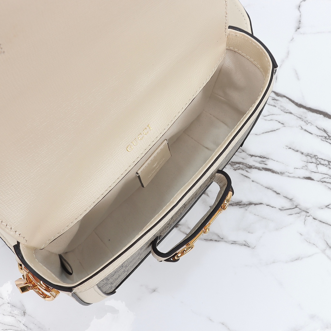 GUCCI-1955 series Saddle bag Mini with detachable shoulder strap