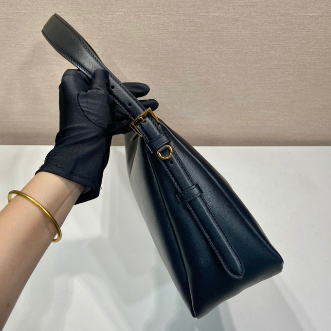 Prada-Hobo Full Leather Underarm Shoulder Bag