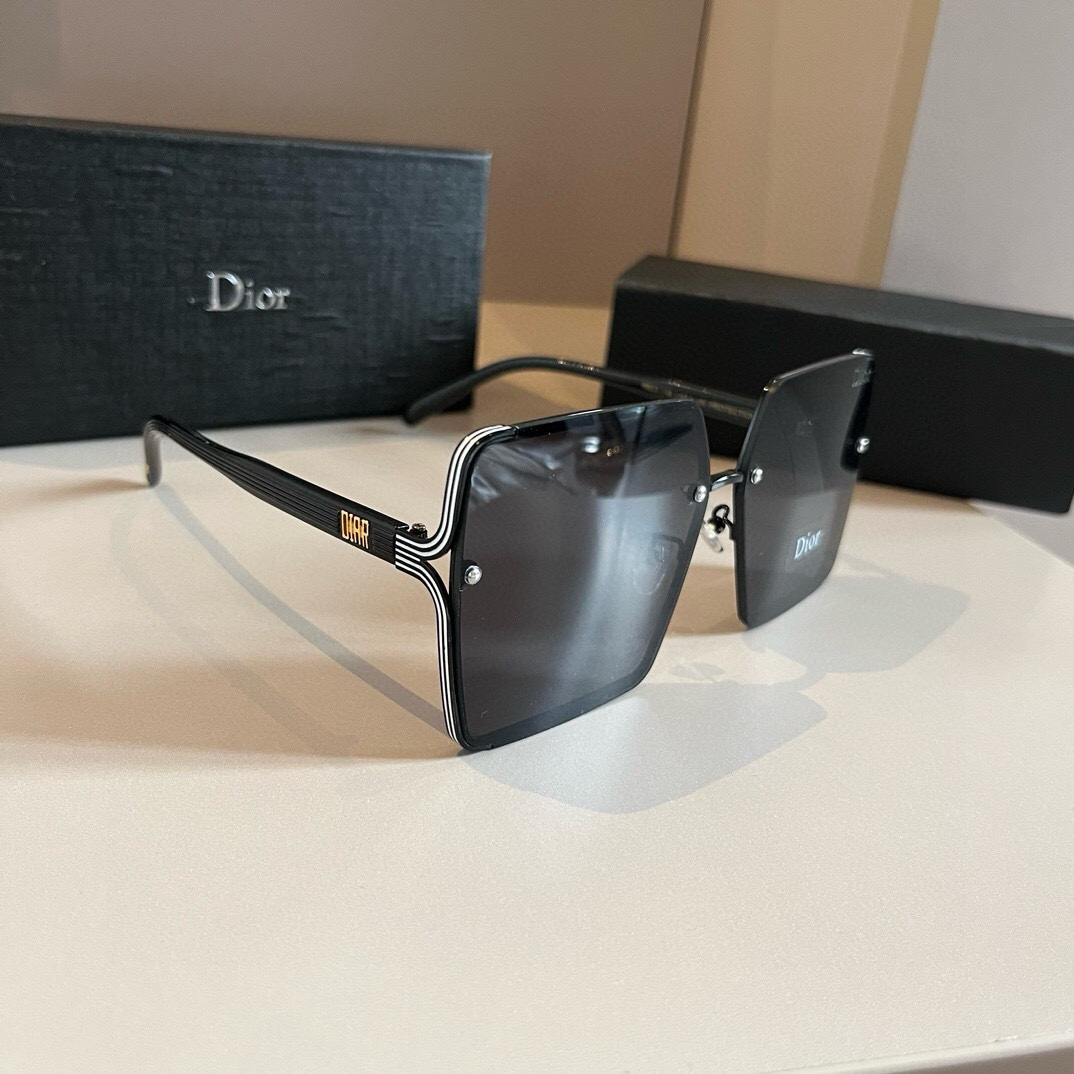 Dior-new large square polarizer sunglasses