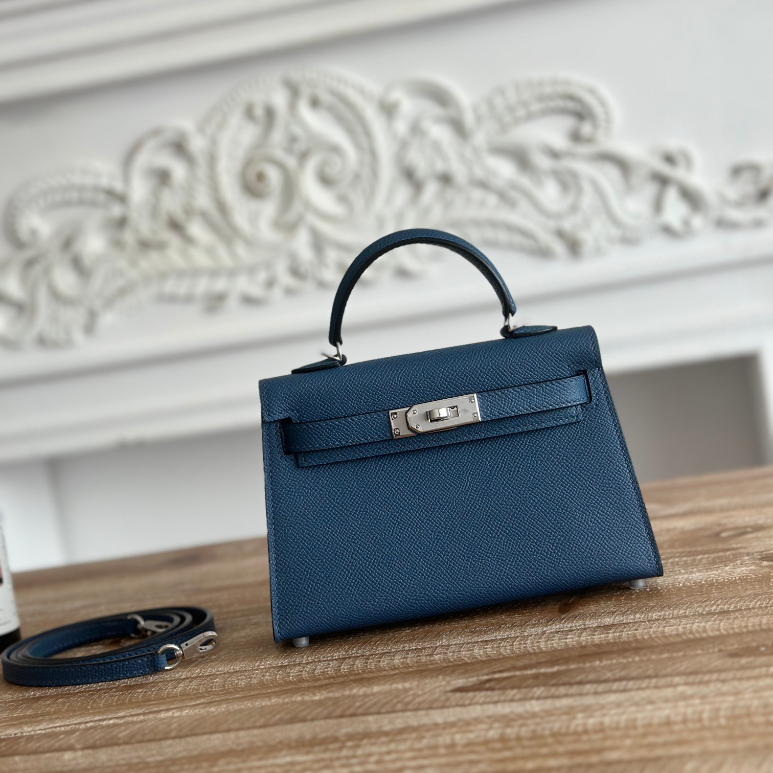 Hermès - Kelly Mini Leather Handbag Shoulder Crossbody Bag