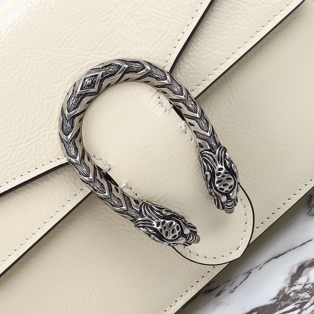 GUCCI-Dionysus series mini white handbag