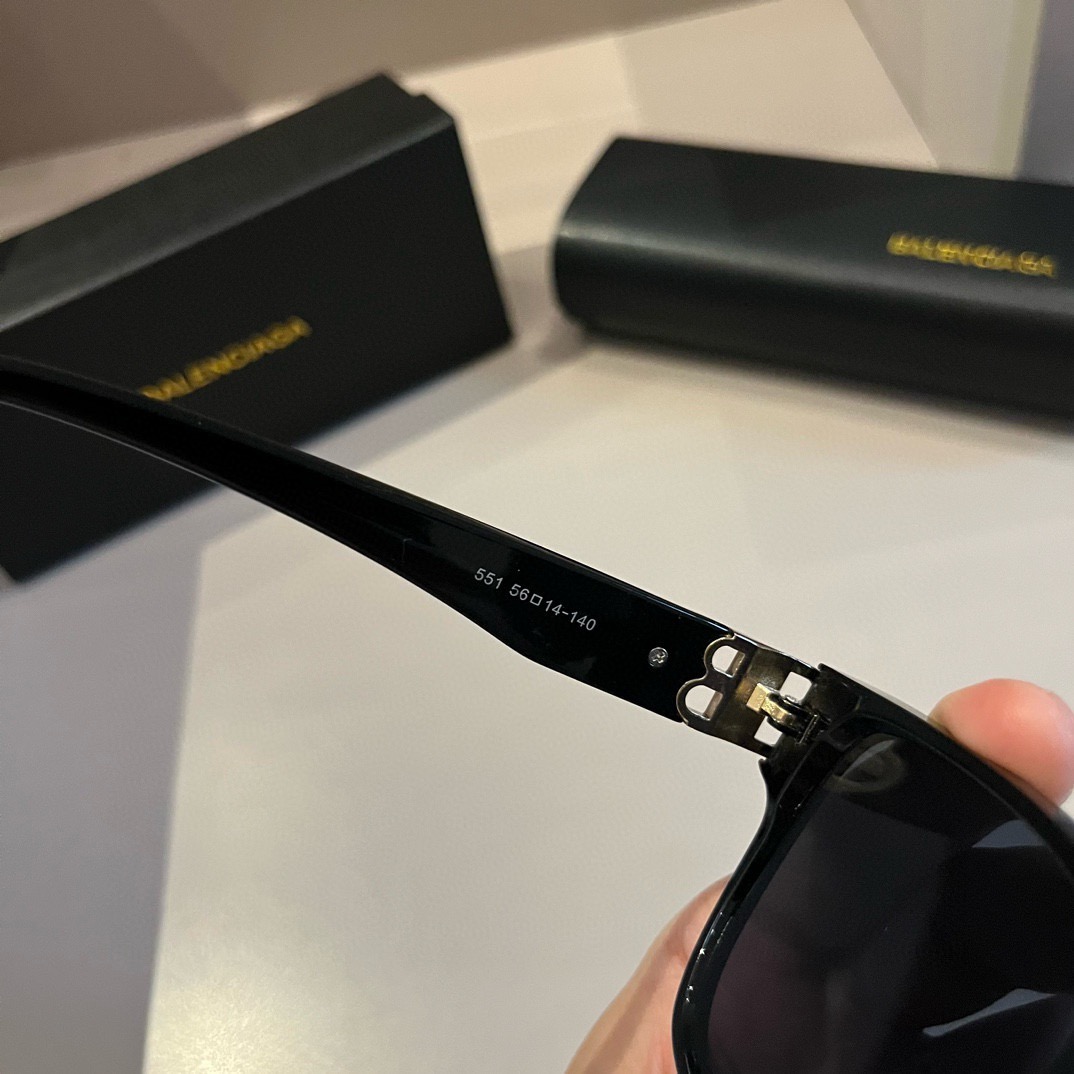 Balenciaga-square retro trendy unisex sunglasses