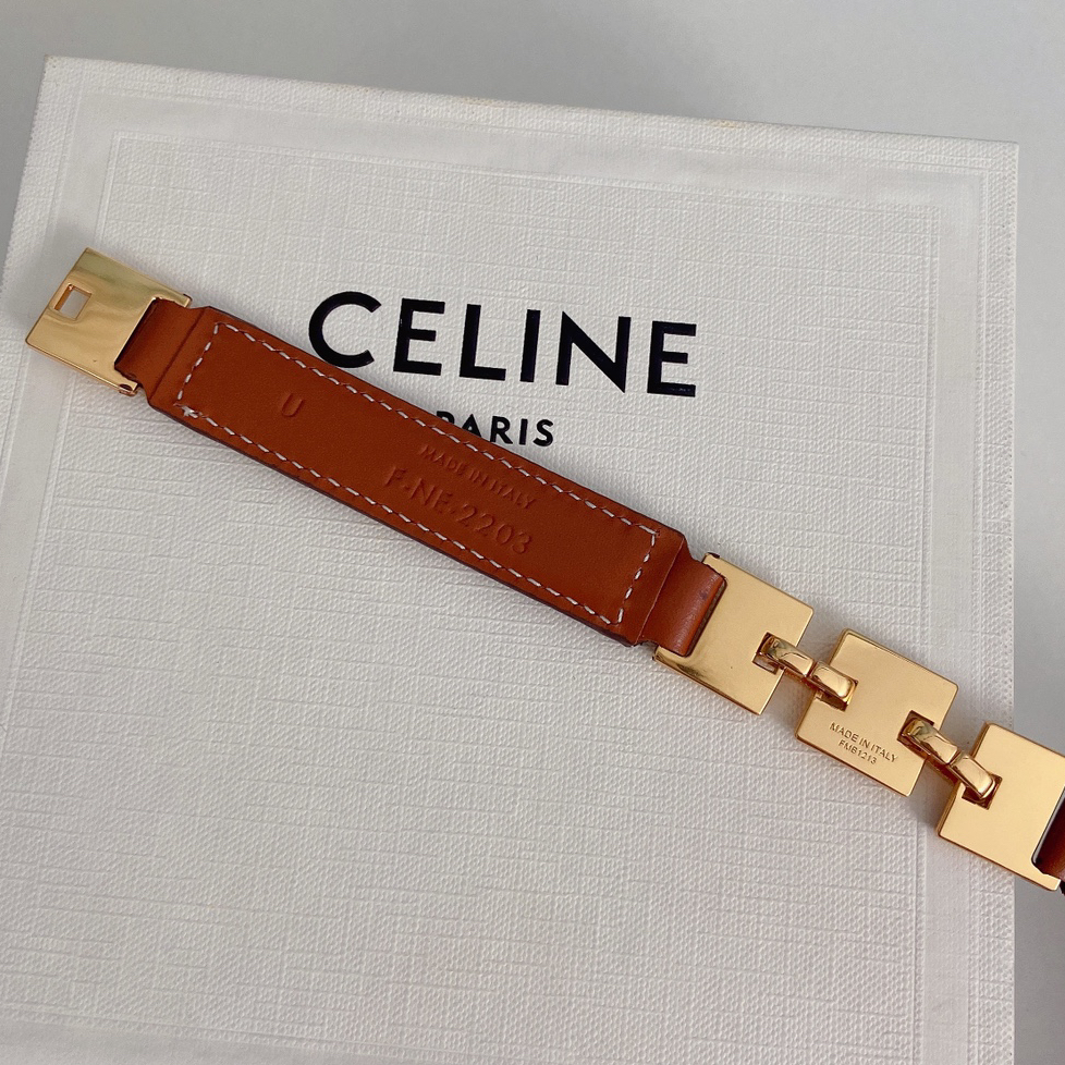 CELINE - Taurillon Leather Belt