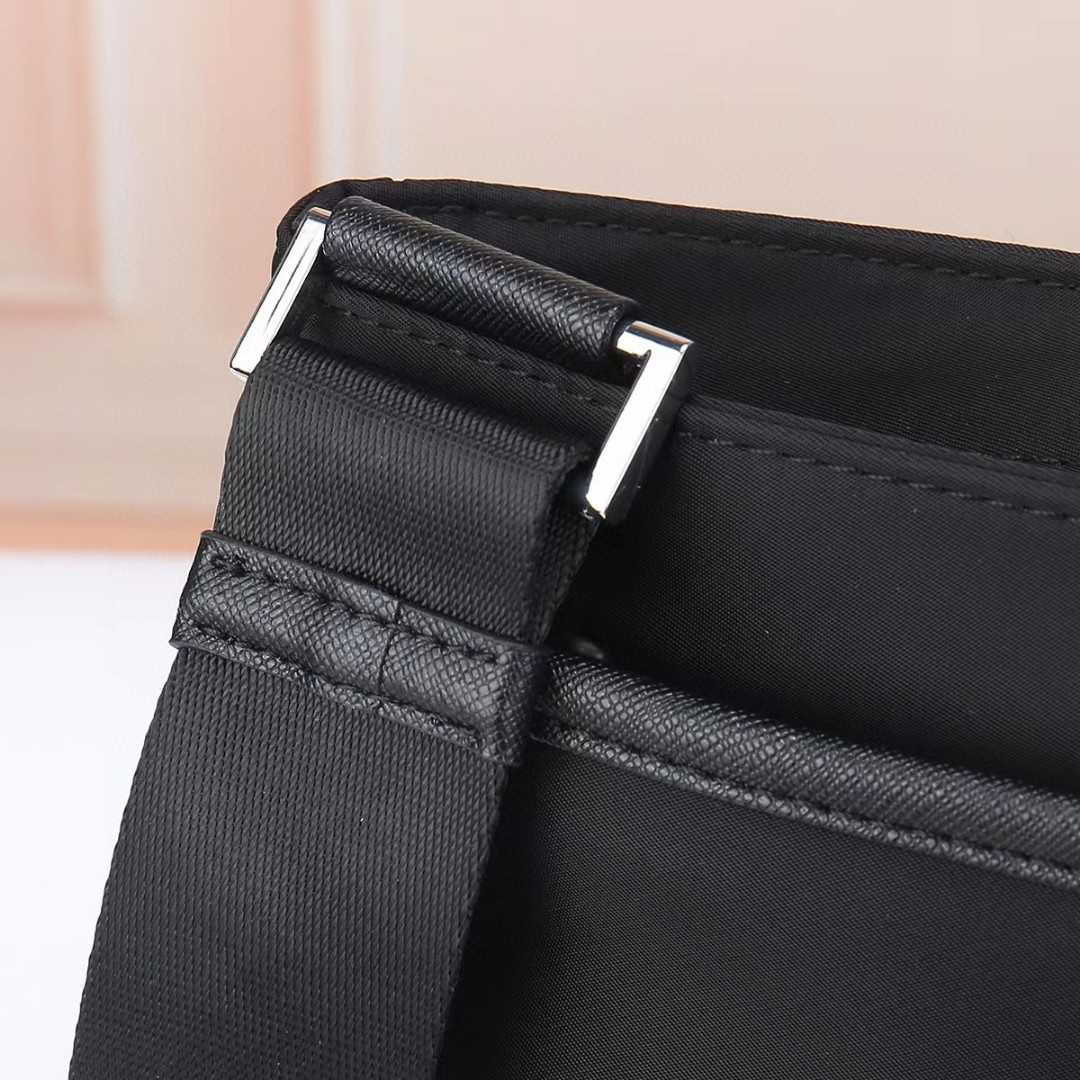Prada-Waterproof fabric shoulder bag crossbody bag
