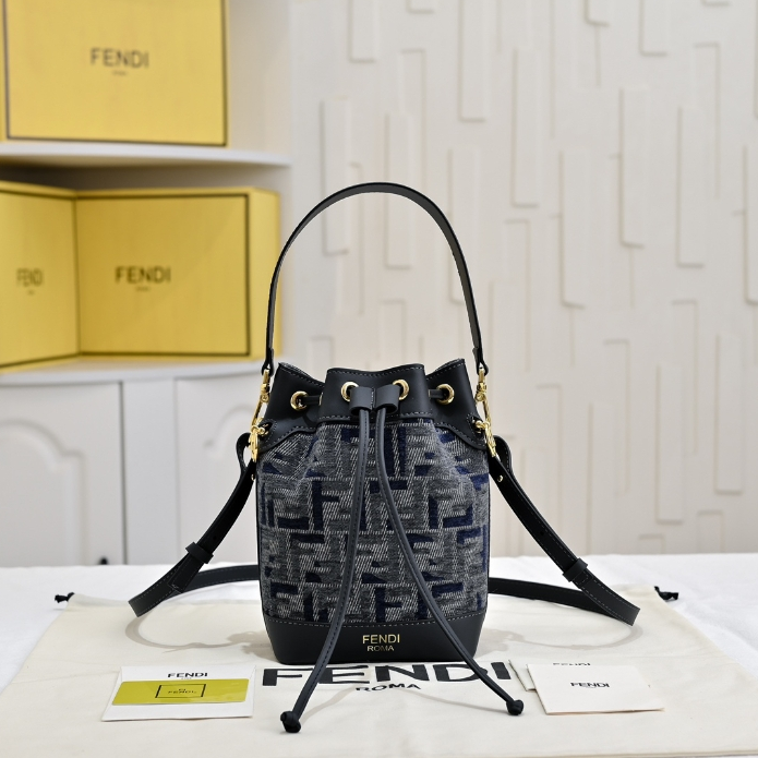 LV-Vintage Flower Bucket Handbag