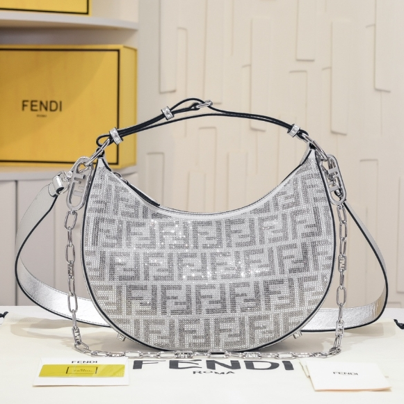 Fendi-Underarm Crescent Bag