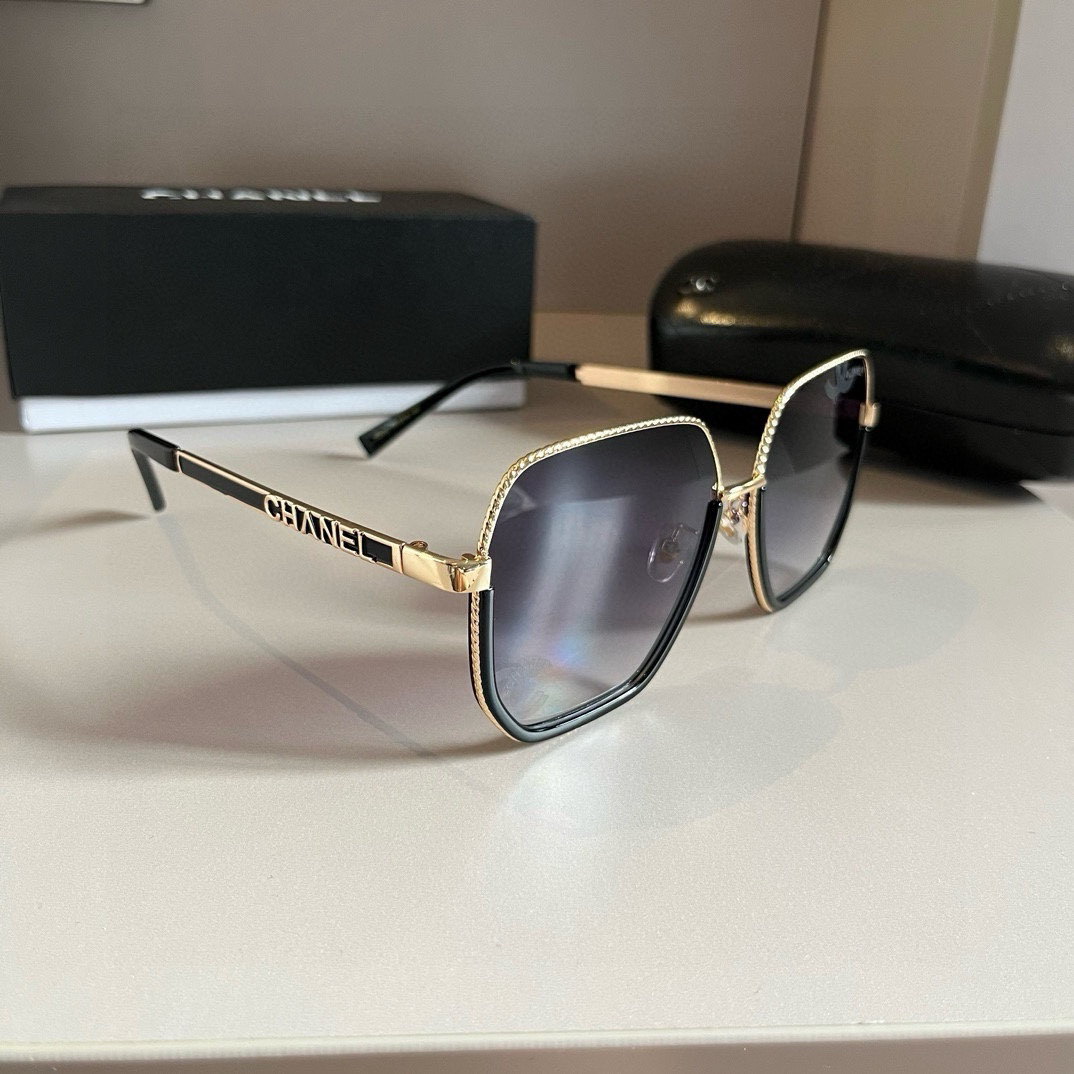 Chanel-2024 New Large Frame Sunglasses