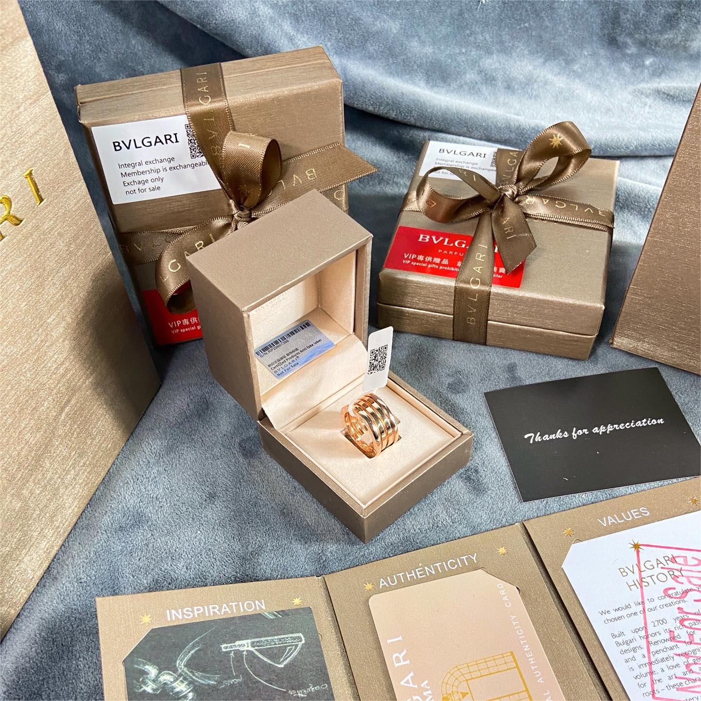 BVLGARI-Rose gold spring ring