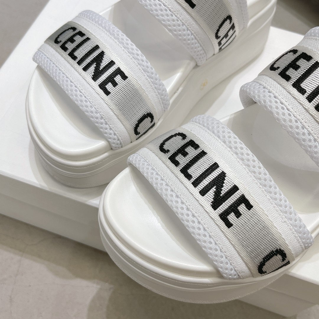Celine-Thick soled slippers shoes