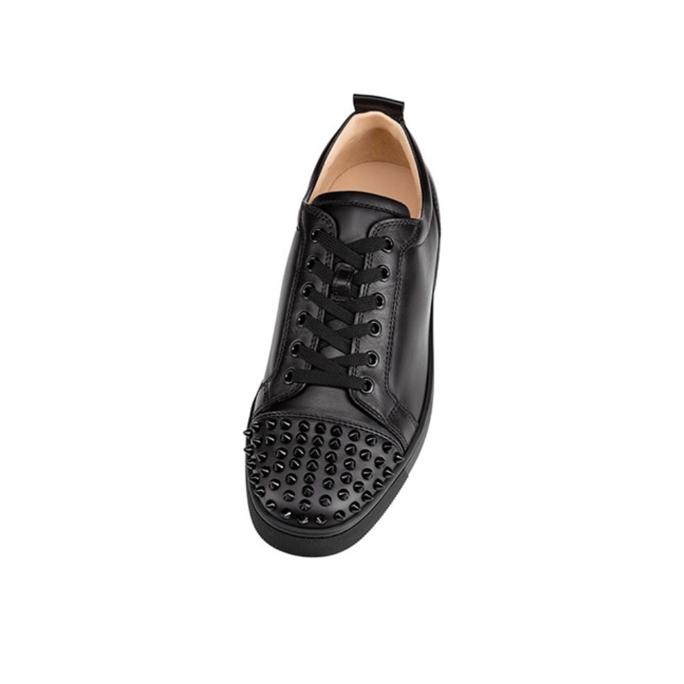 Christian Louboutin - louis junior spikes Low Top Black.