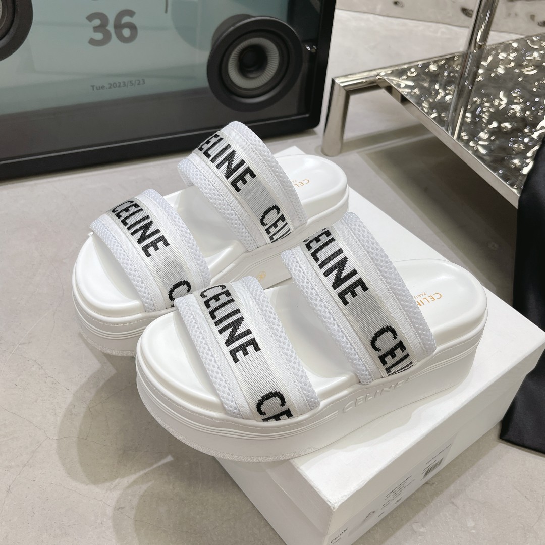 Celine-Thick soled slippers shoes