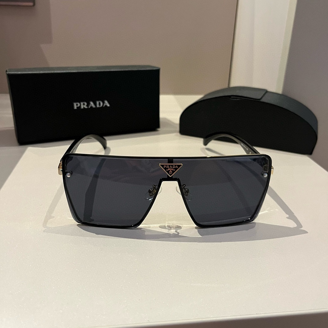 Prada-Versatile Men's Large Box Sunglasses