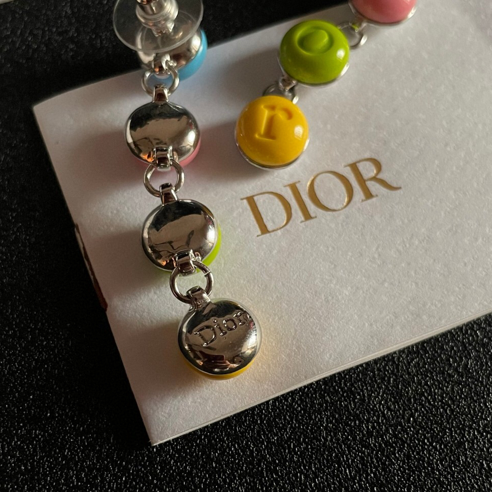 DIOR - Candy Letter Stud Earrings