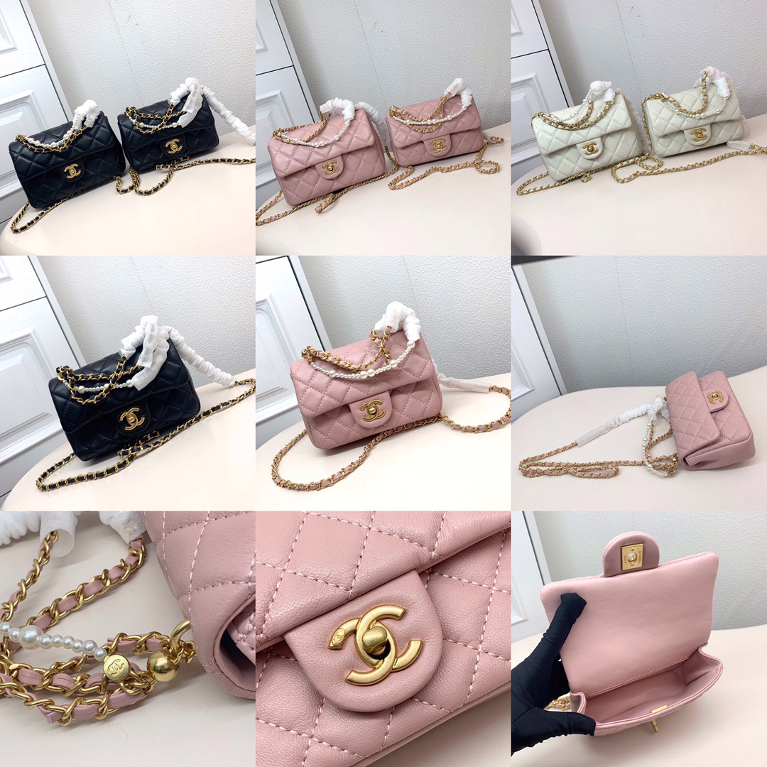 Chanel-Pearl mini handbag