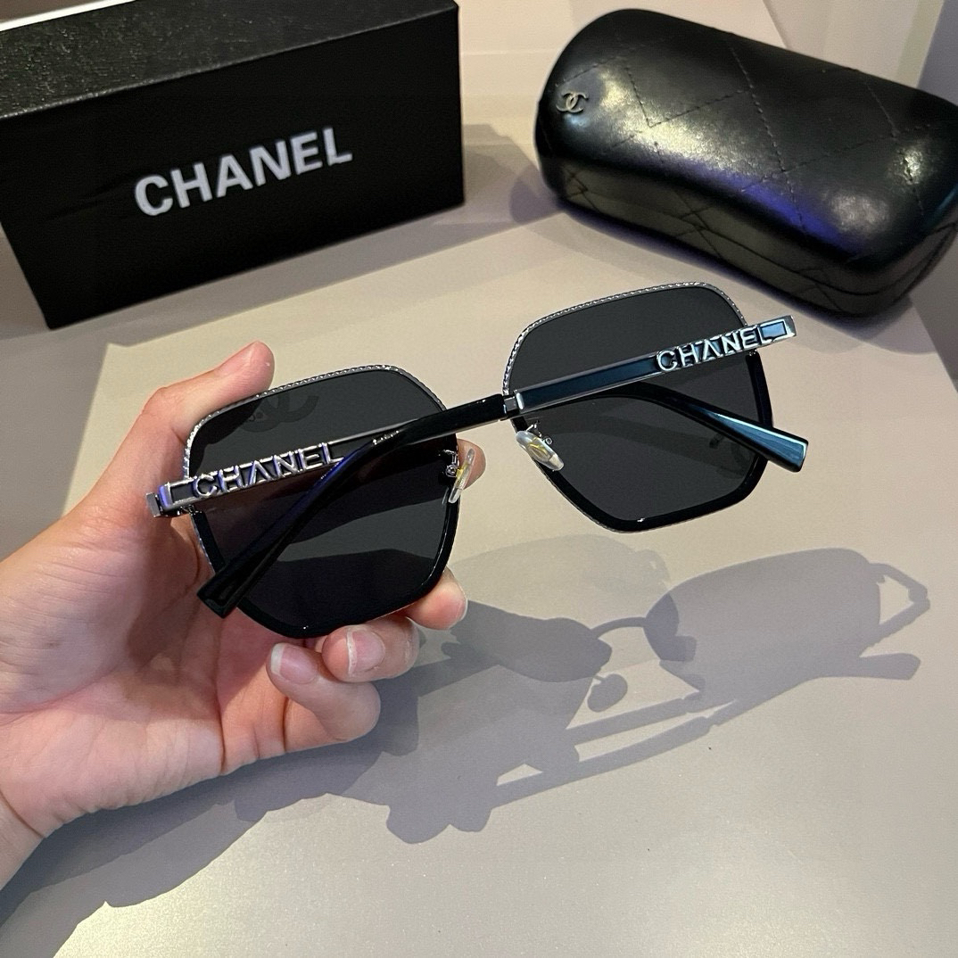 Chanel-2024 New Large Frame Sunglasses