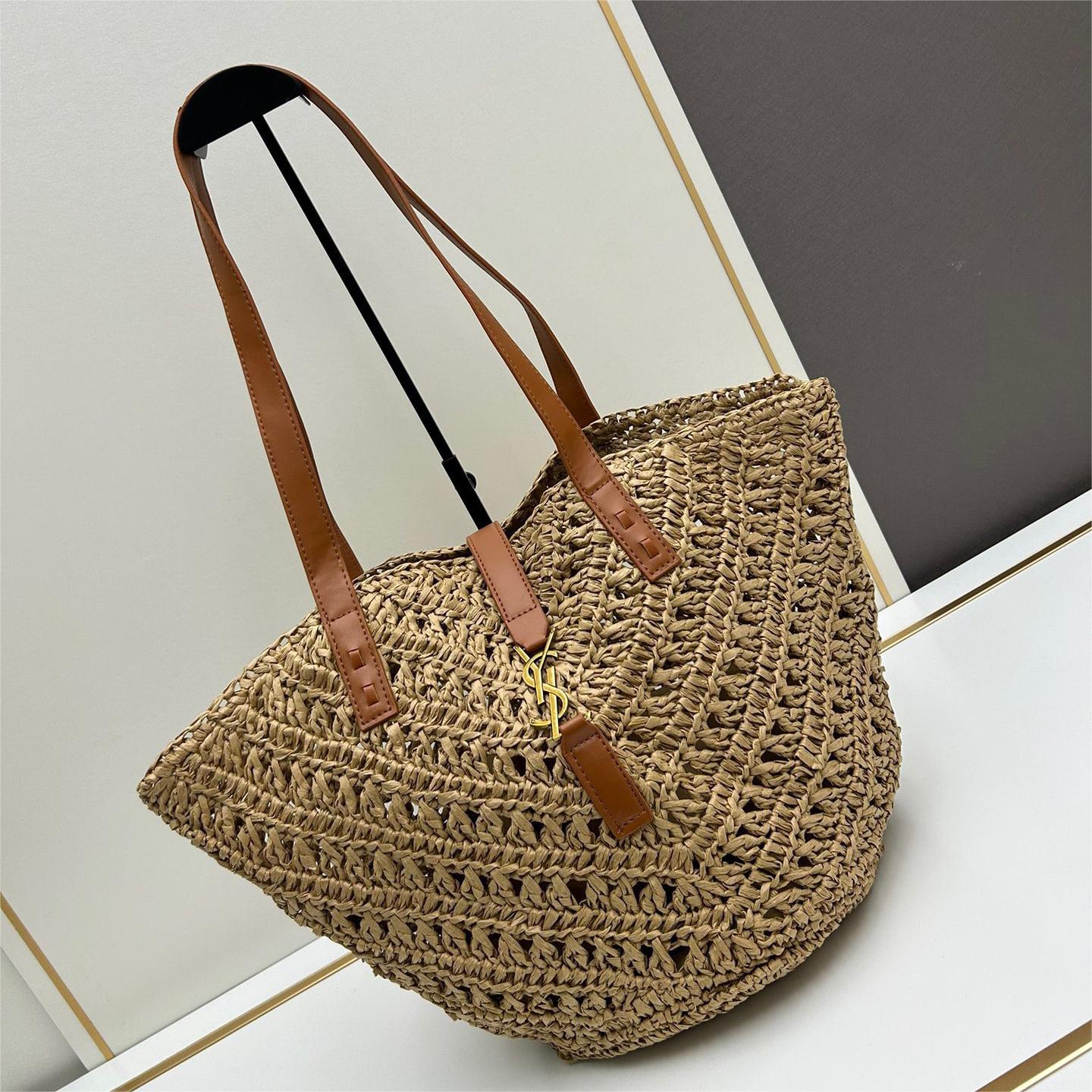 YSL-Vacation Lafite Grass Tote