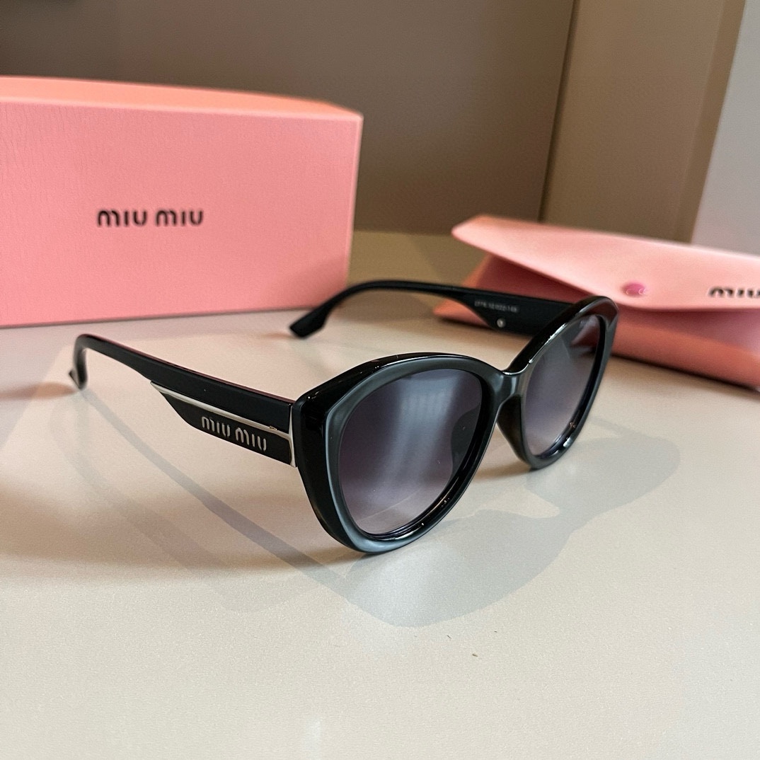MiuMiu-2024 new sunglasses cat glasses