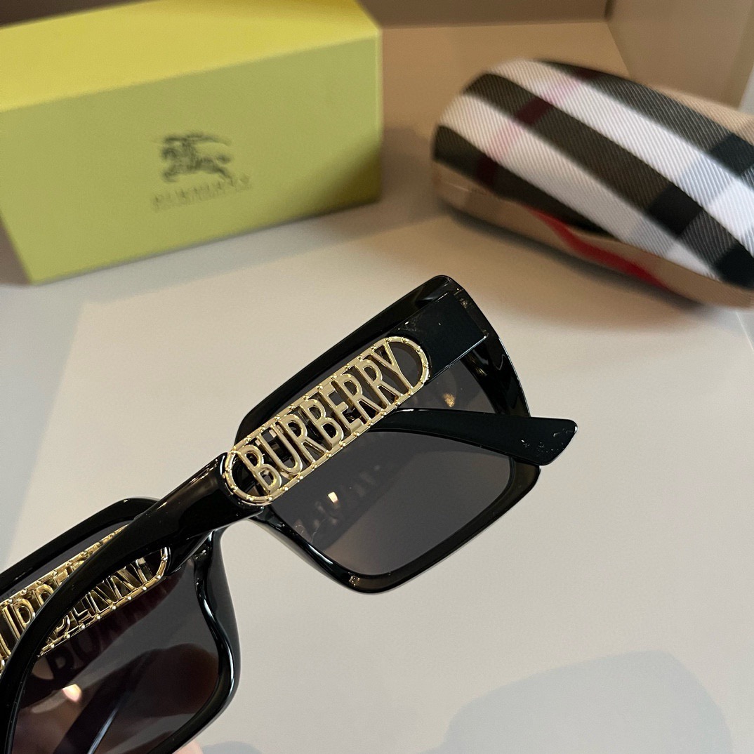 Burberry-2024 New Large Frame Sunglasses