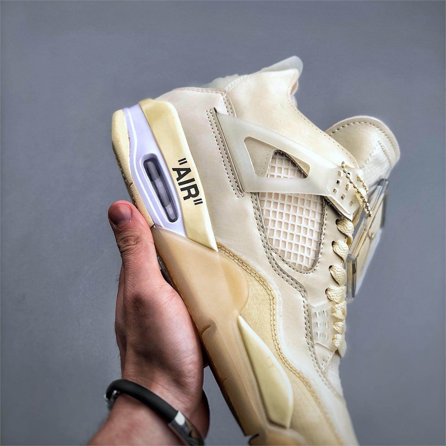 Nike-air jordan 4 x off white