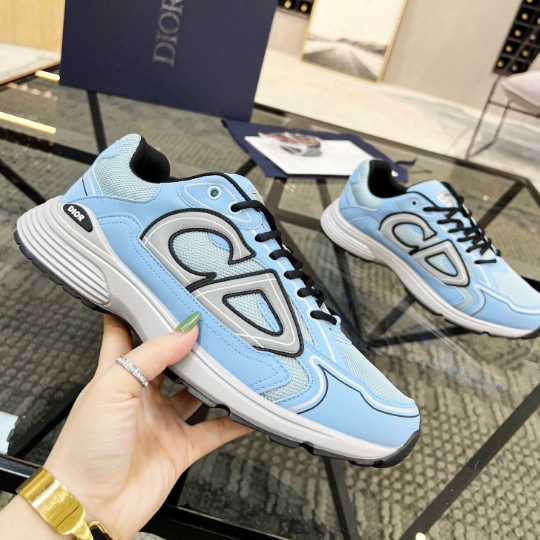 Dior-Sports Mesh Fabric Splicing Running Shoes