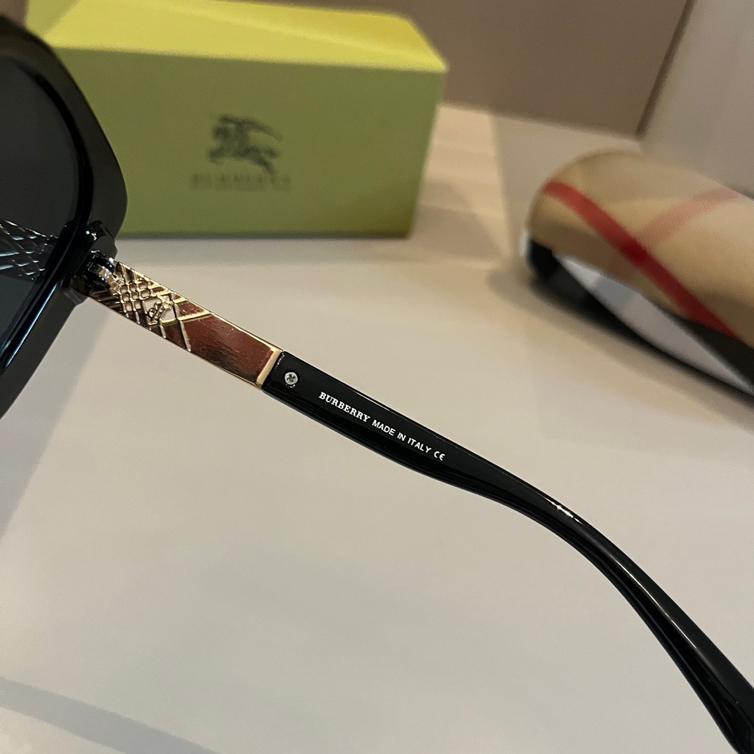 Burberry-2024 new round frame sunglasses