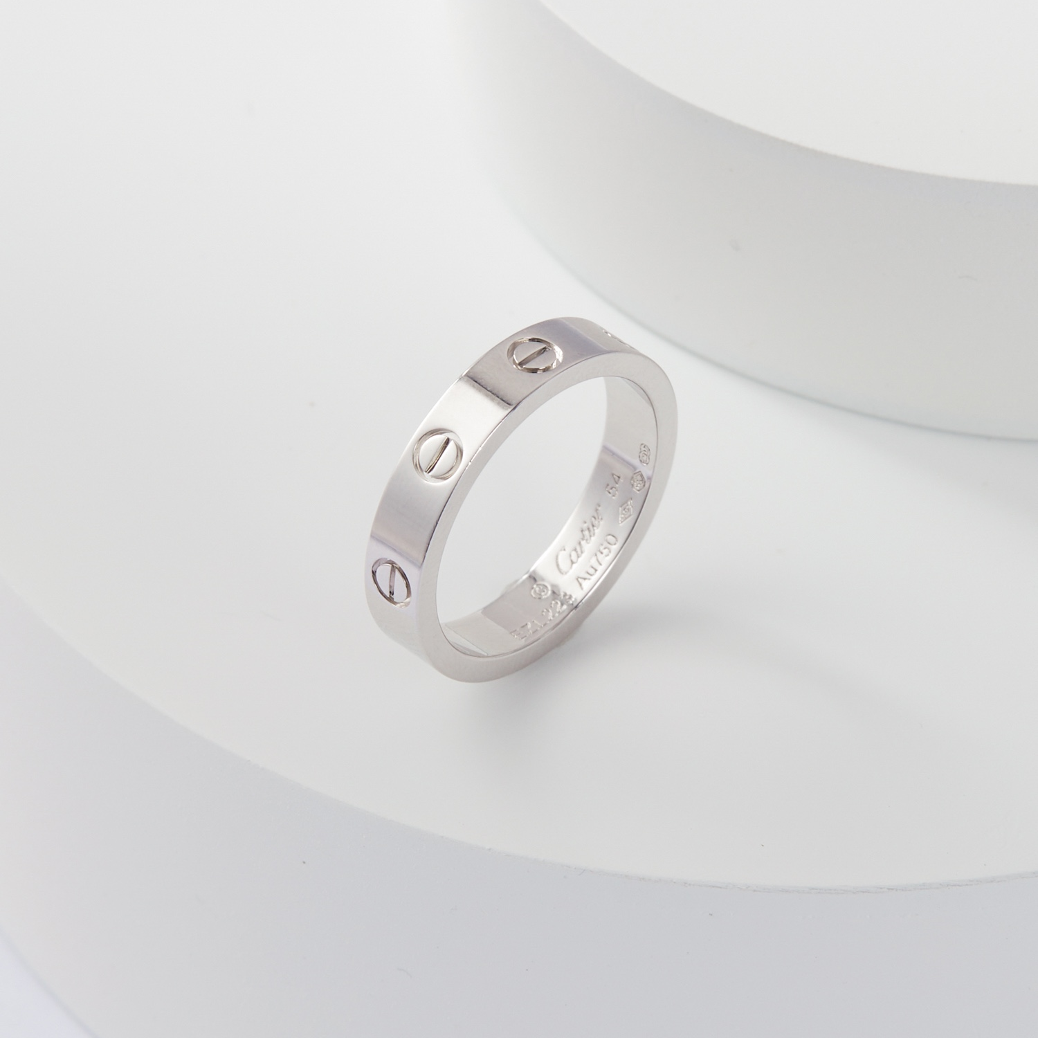 Cartier - Single Diamond Narrow Edition Screw Ring