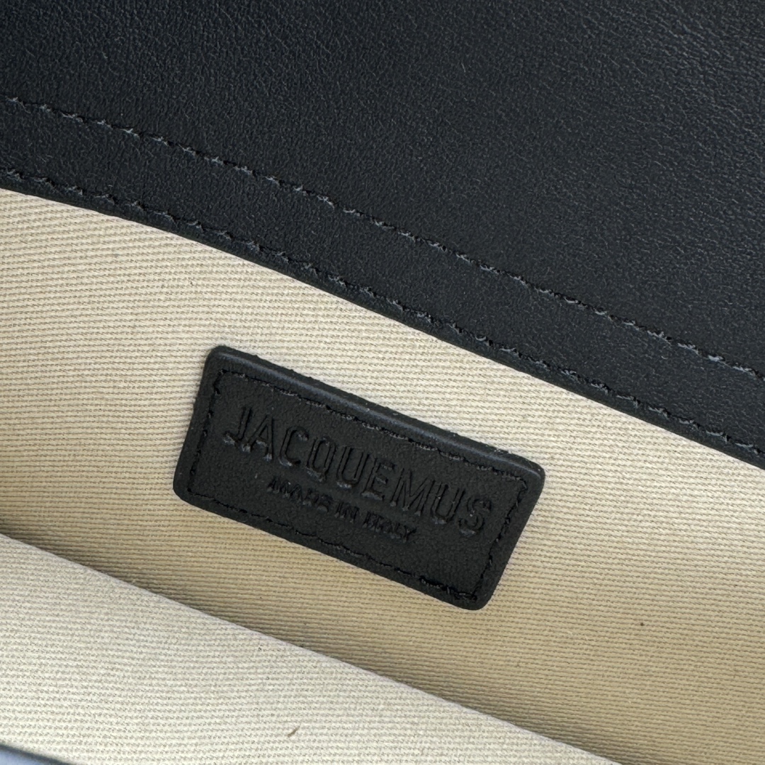 Jacquemus -Bamnino new black silver small crossbody bag