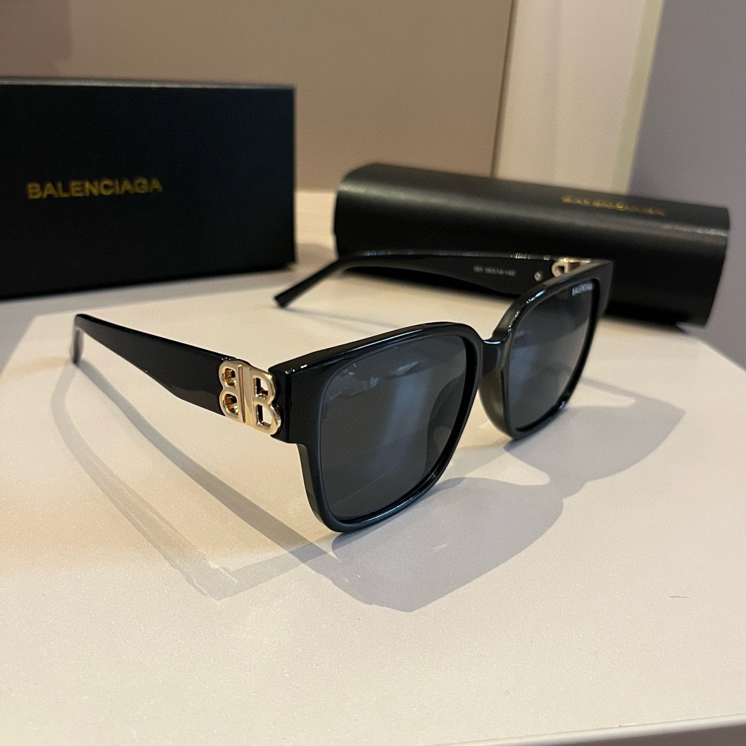 Balenciaga-square retro trendy unisex sunglasses