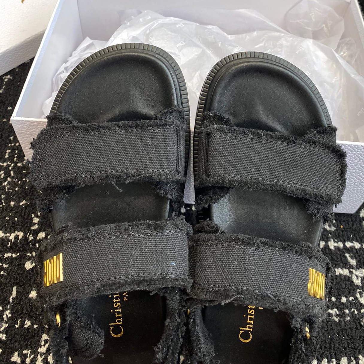 Dior-Black Sandals