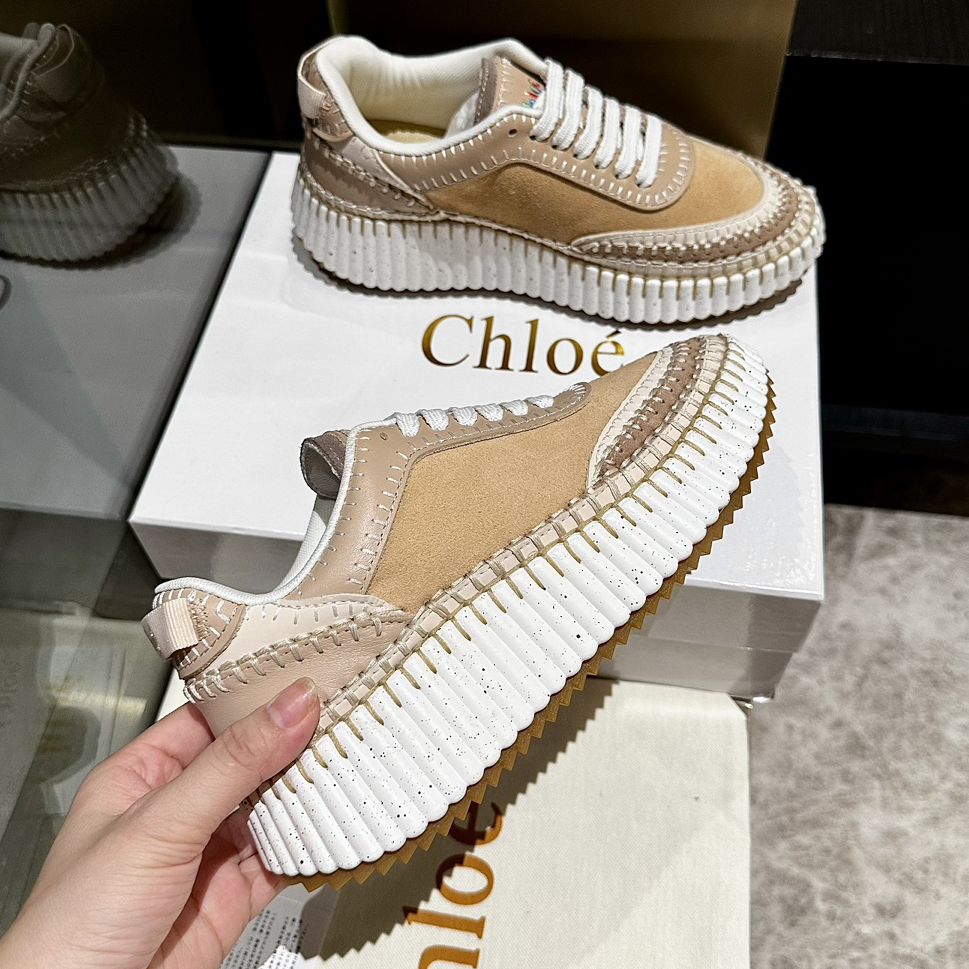 Chloe - Nama Leather Round Toe Lifestyle Shoes