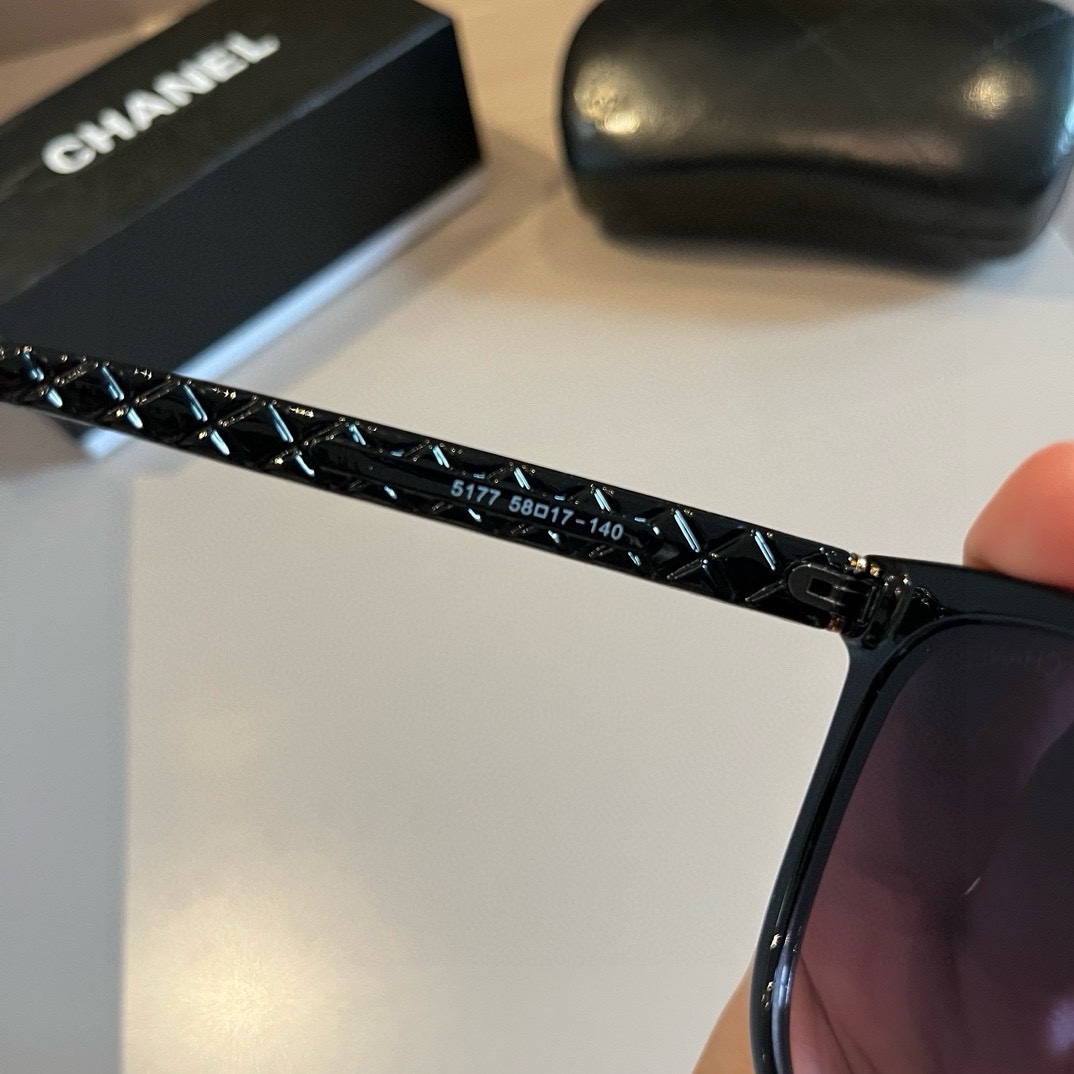 Chanel-Socialite style round frame Sunglasses