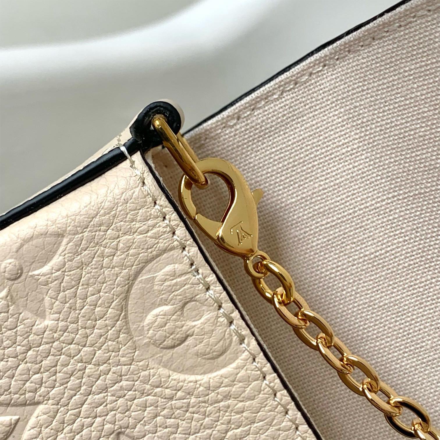 LV-Pochette félicie off white chain bag