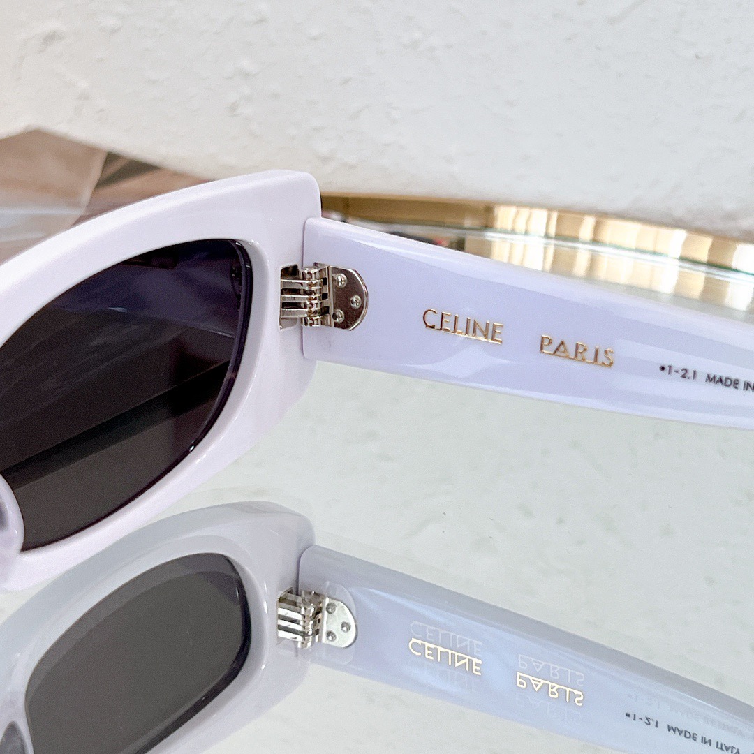 Celine-small square elegant style women's sunglasses