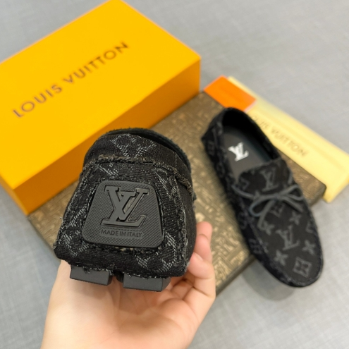 LV-Denim Black Bean Shoes