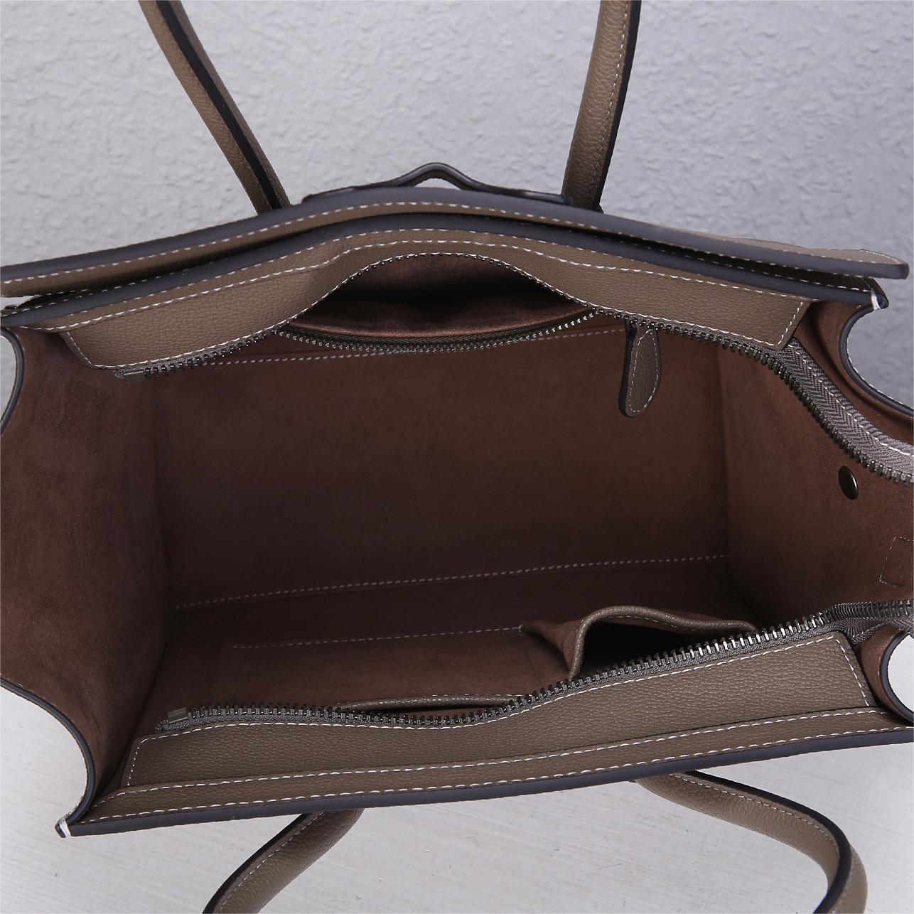 Celine-Diamond patterned smiley face bag