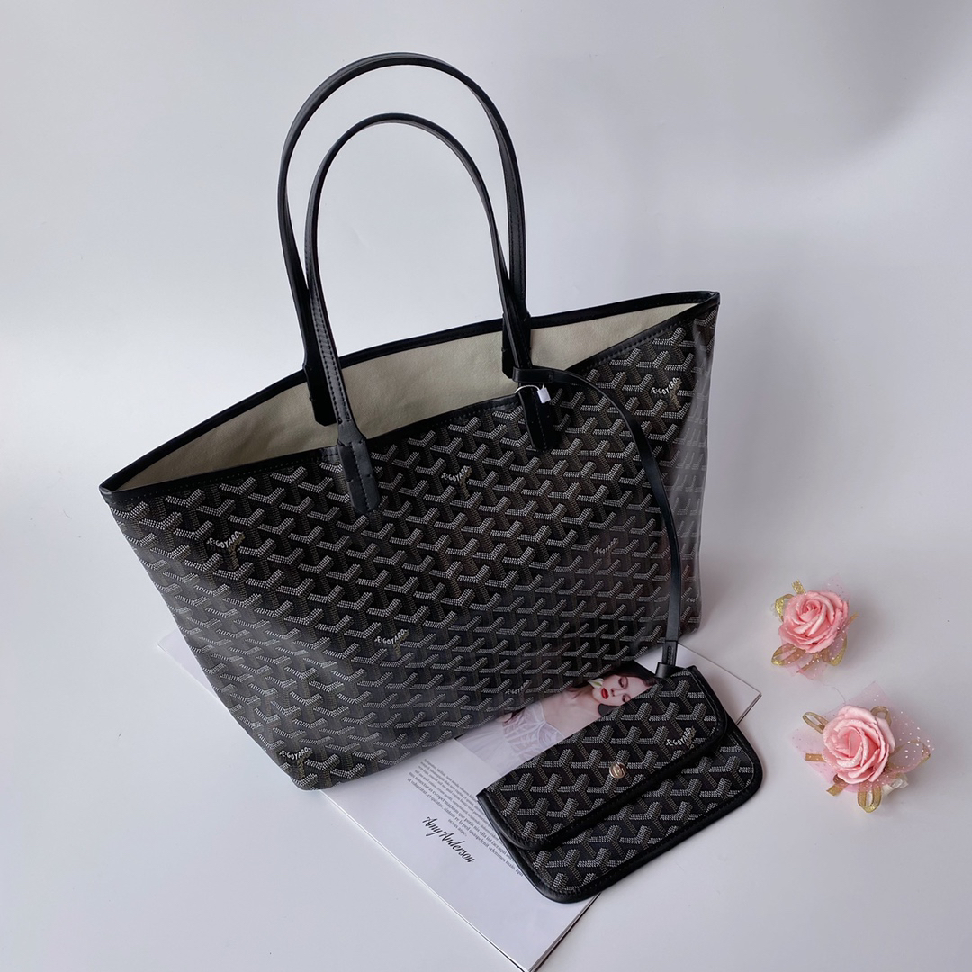 Goyard-Hand drawn patterned shopping bag