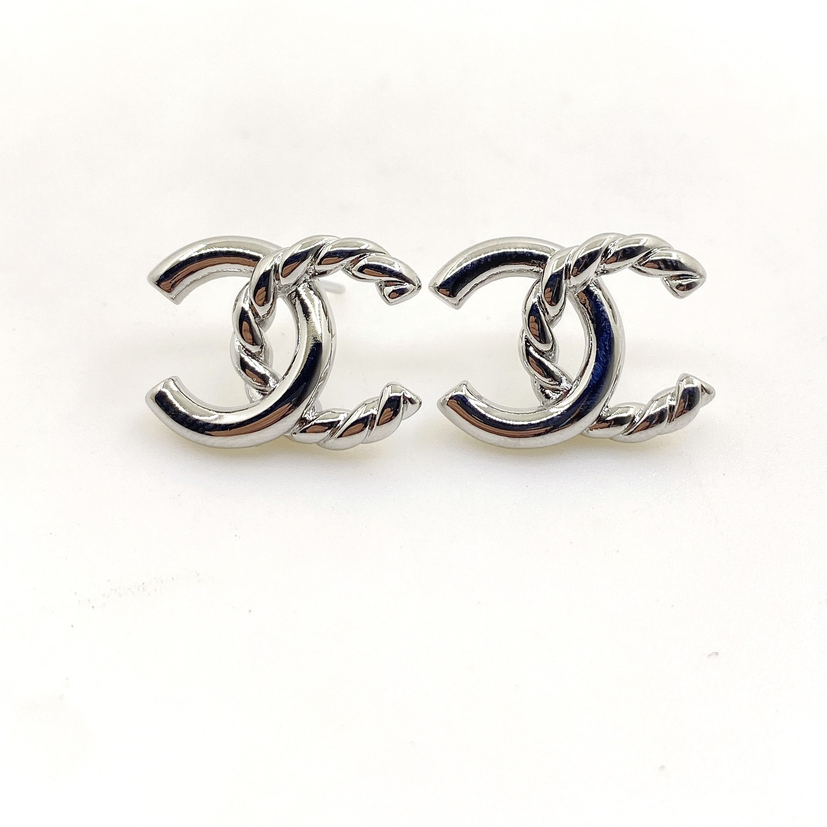 CHANEL -  Fried Dough Twists Earrings
