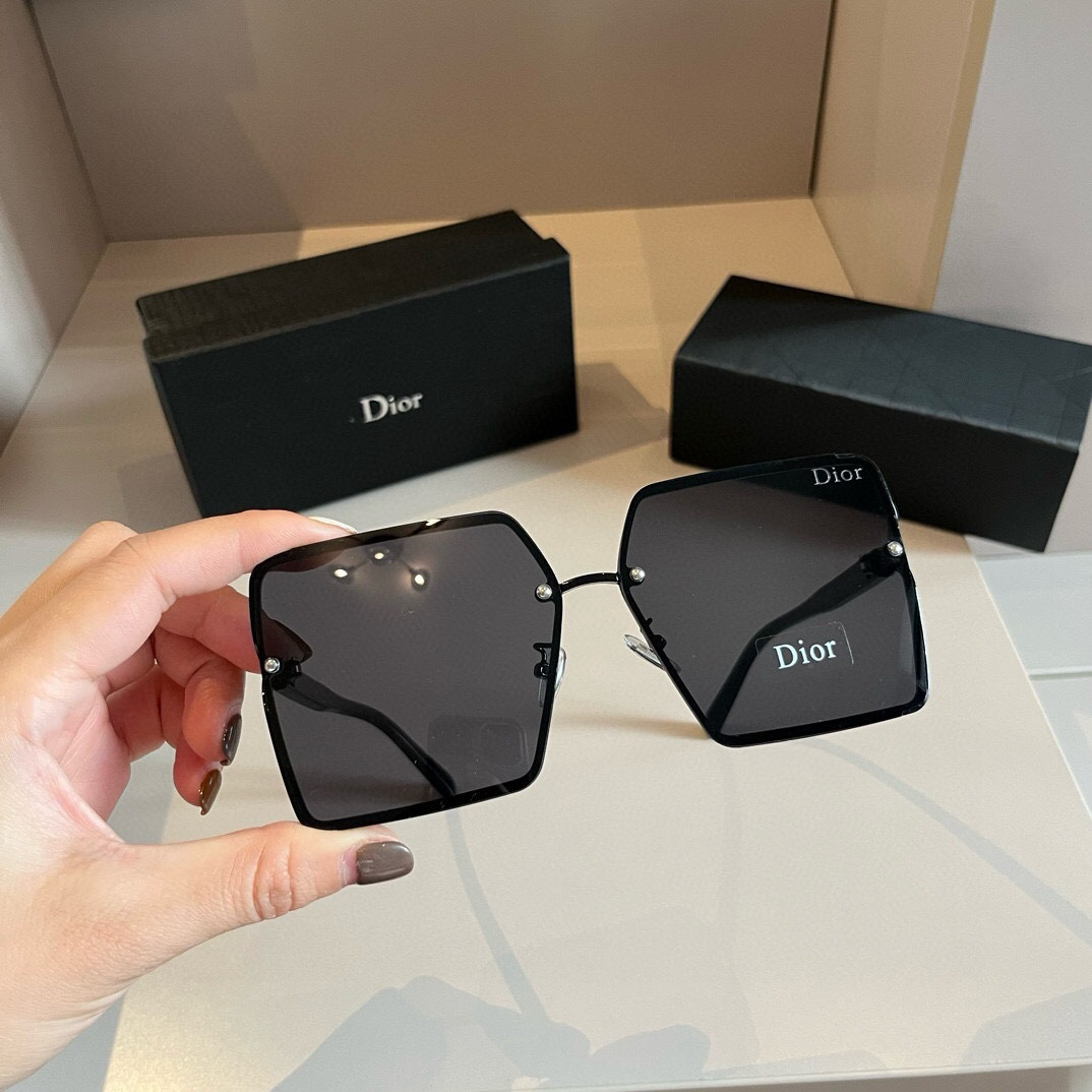 Dior-new large square polarizer sunglasses