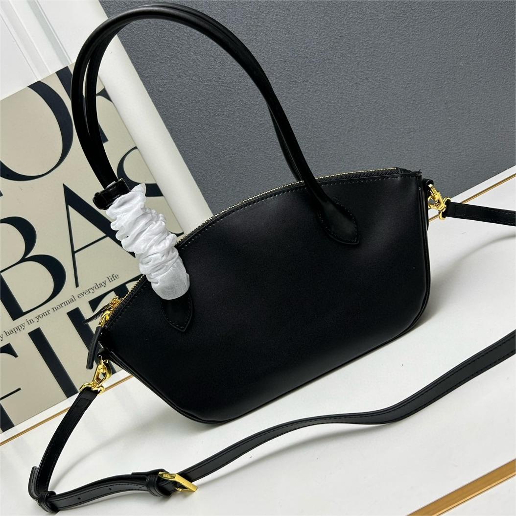 Prada-Long handled Zipper Dumpling Bun