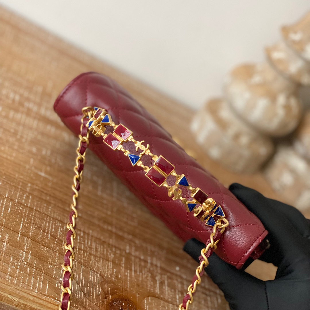 Chanel-Kelly Enamel Chain Bag-Long Bag