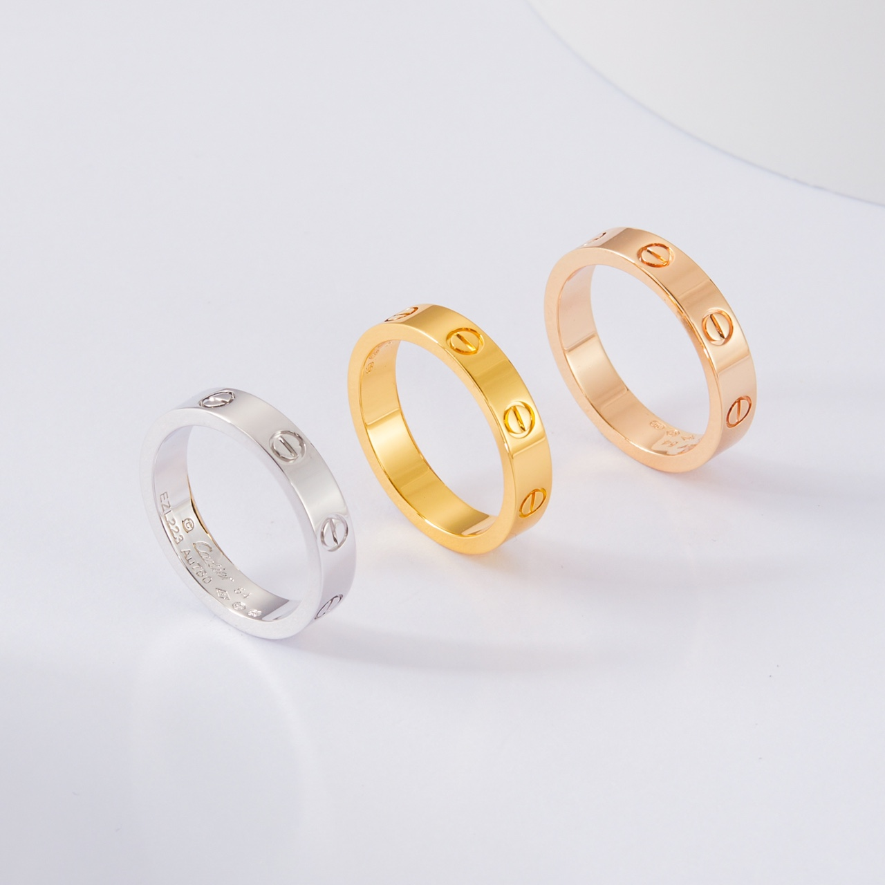 Cartier - Single Diamond Narrow Edition Screw Ring