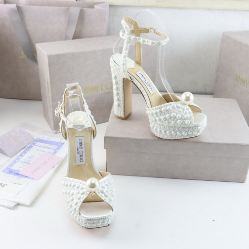 Jimmy Choo-High-Heeled Empty Sandals