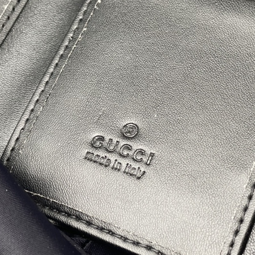 GUCCI - GG Marmont Quilted Leather Short Folding Wallet